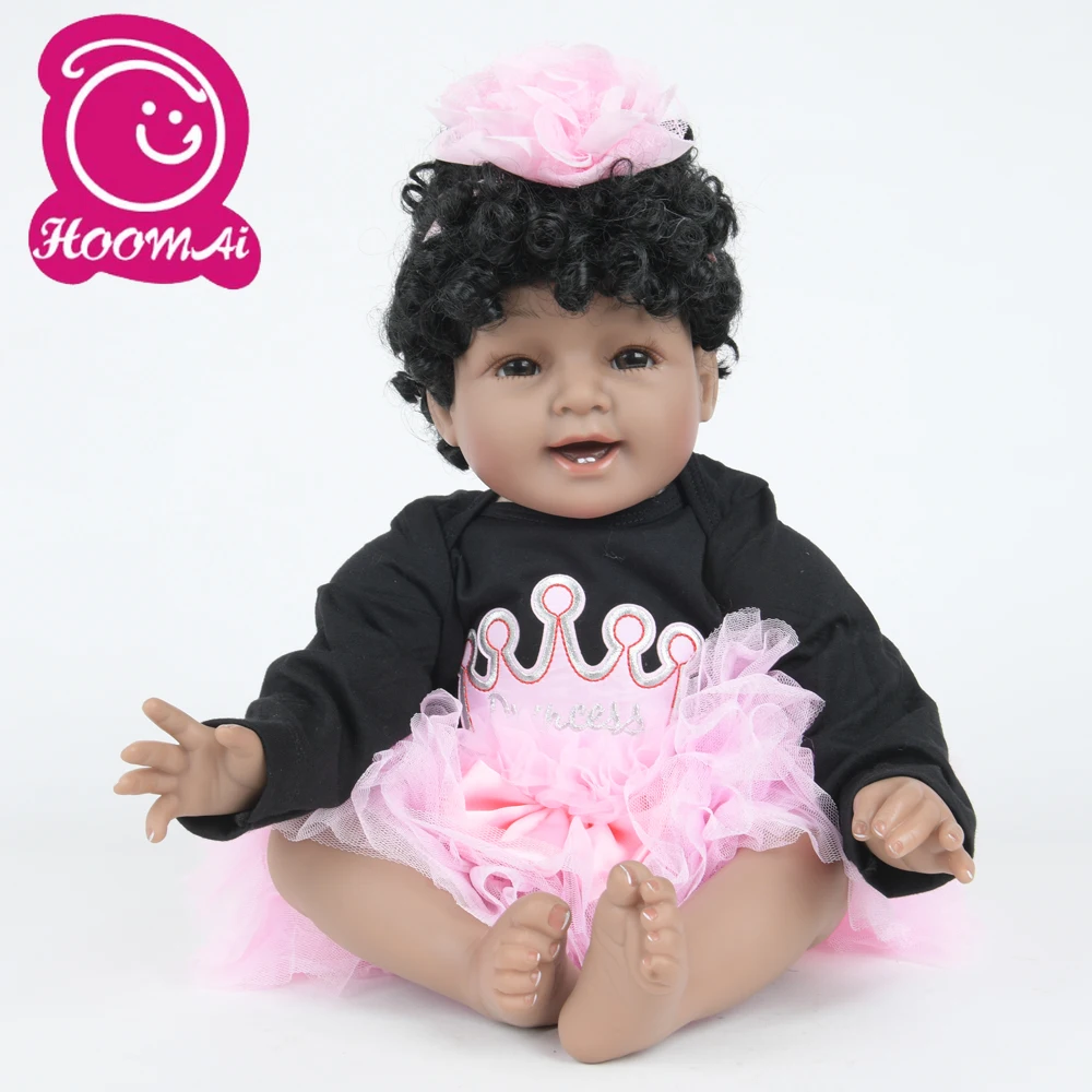 

22"55CM Elegant Bebe Reborn Baby Doll Cloth Body Lifelike Newborn Realistic Fashion Baby Doll Toy For Children's Day Kid Gifts