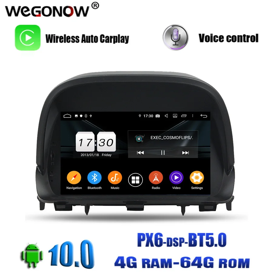 PX6 IPS DSP Android 10 0 8 ядер 64 Гб ПЗУ для Buick Encore Opel MOCCA 2012 2015 автомобильный DVD плеер GPS РАДИО