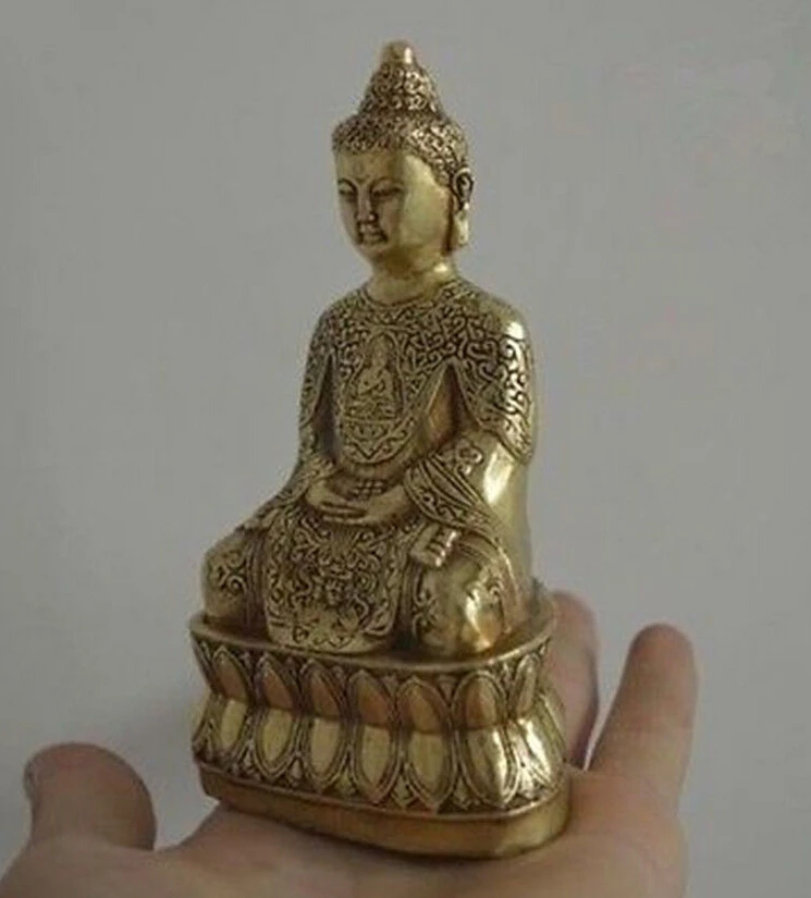 Восточная винтажная Бронзовая статуя медная удача везучий мышь | Дом и сад