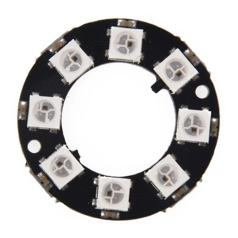 2 шт. WS2812 5050 RGB светодиодное кольцо круглая декоративная лампа макетная плата 1 16