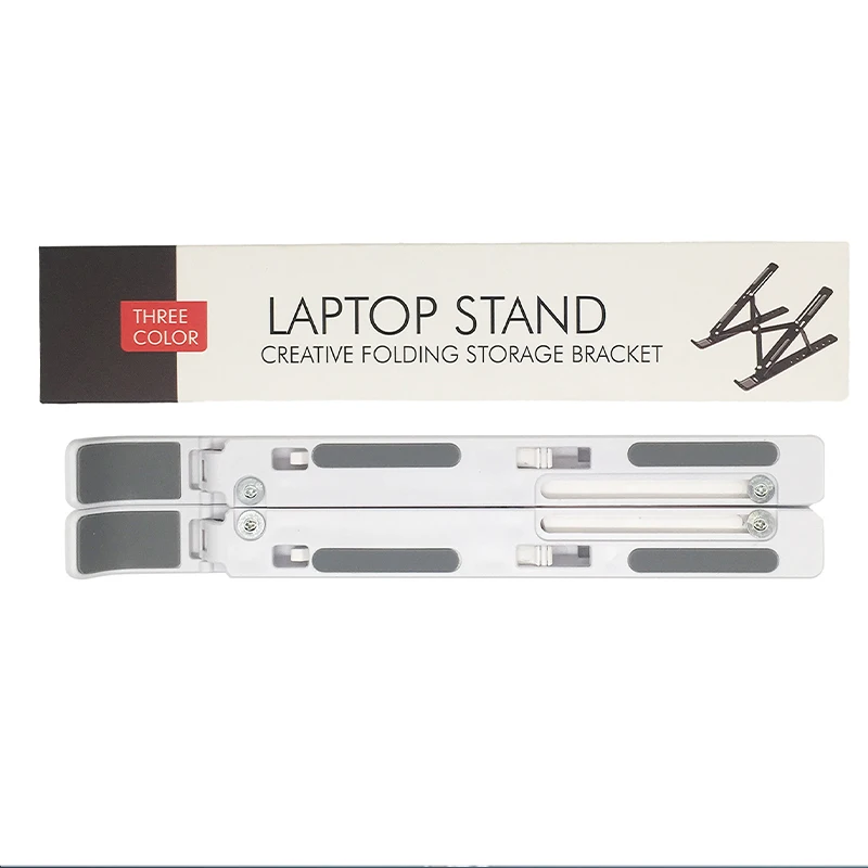 

N3 Notebook Computer Stand, Heat Dissipation Lifting Adjustment Notebook Support Frame, Foldable Plastic Lazy Tablet Stand,