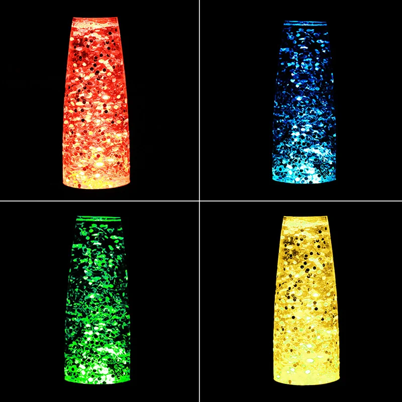 Светодиодный светильник Rocket Multi 33 см меняющий цвет Lava RGB светодиодный блестящий