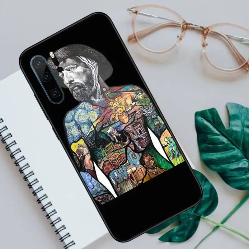 

Van Gogh Starry sky art Phone Case For Huawei honor Mate P 9 10 20 30 40 Pro 10i 7 8 a x Lite nova 5t