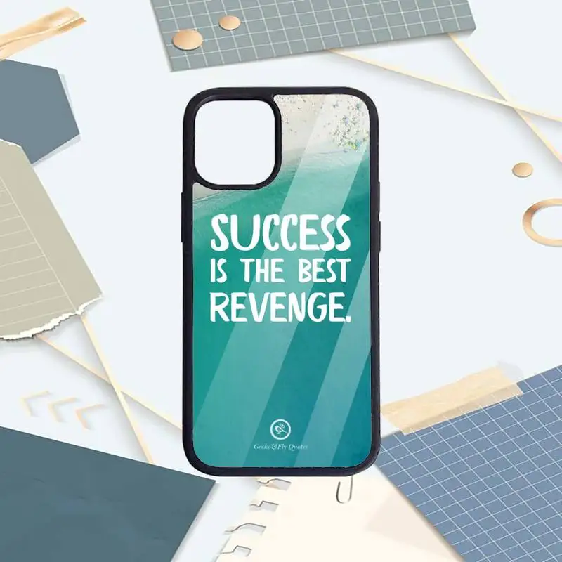 

phrase inspirational design pattern Phone Case PC for iPhone 11 12 pro XS MAX 8 7 6 6S Plus X 5S SE 2020 XR funda