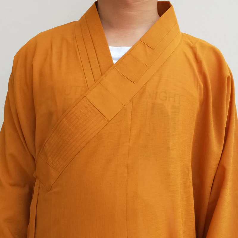 Флуоресцентная Мужская одежда традиционная буддийская монах летняя униформа |