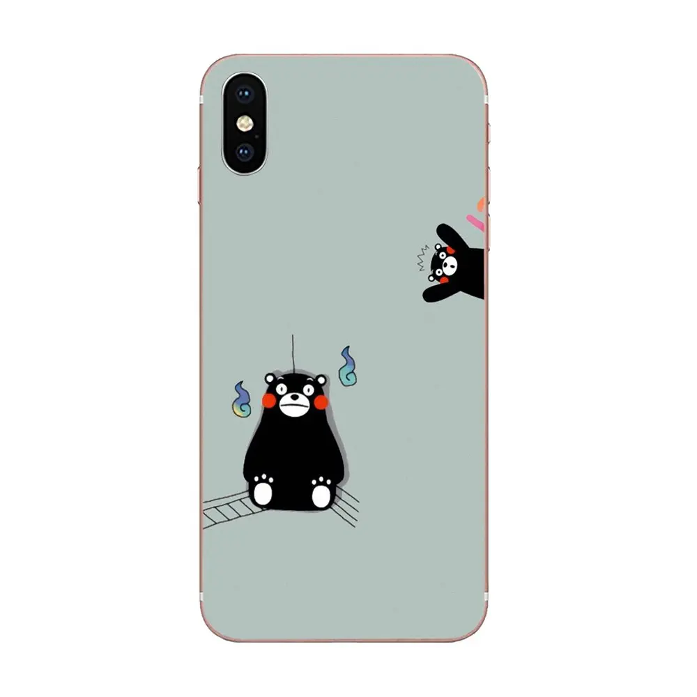 Чехол для Apple IPhone X XS Max XR 4 4s 5 5C 5S SE 6 6S 7 8 Plus из ТПУ с рисунком Kumamon|Чехлы-накладки| |