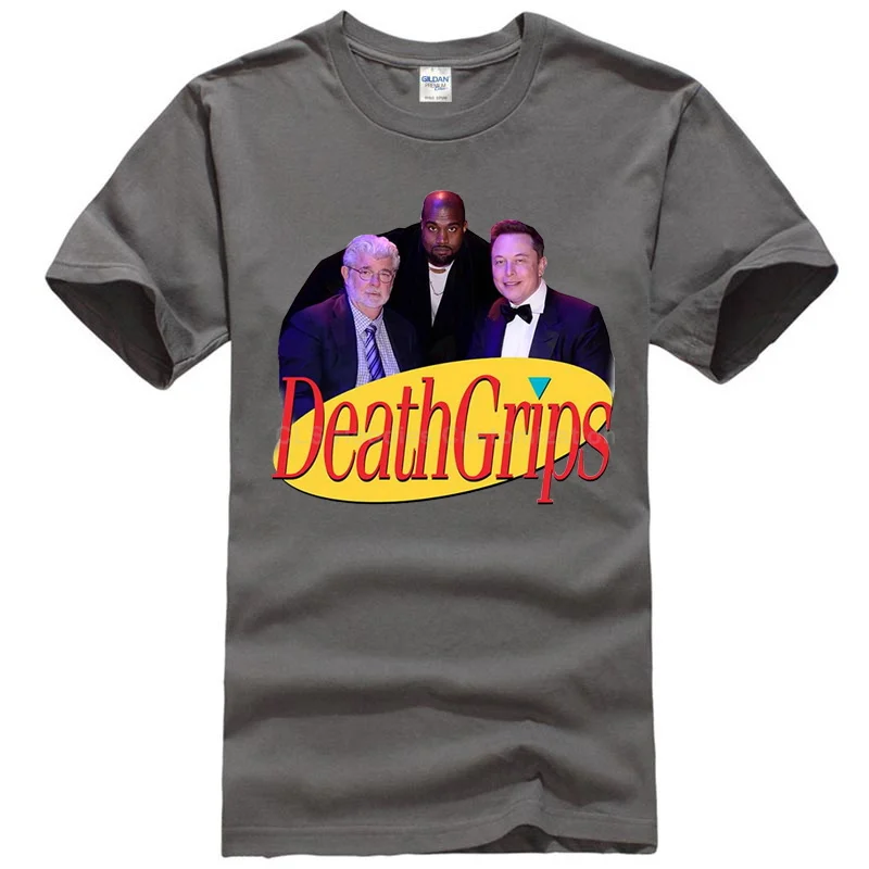 Men dark gray Seinfeld Death Grips Футболка спортивная серая хлопковая Мужская US поставщик крутая Повседневная pride Футболка Мужская Унисекс модная футболка - Цвет: Men dark gray