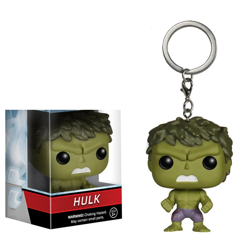 Новое поступление Карманный Брелок FUNKO MARVEL Тор Халк Локи ПВХ экшн фигурки