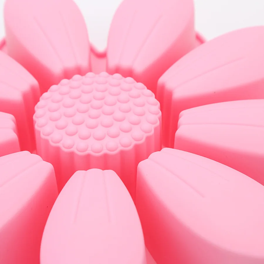 Пищевая силиконовая форма для торта в форме подсолнуха высокотемпературные