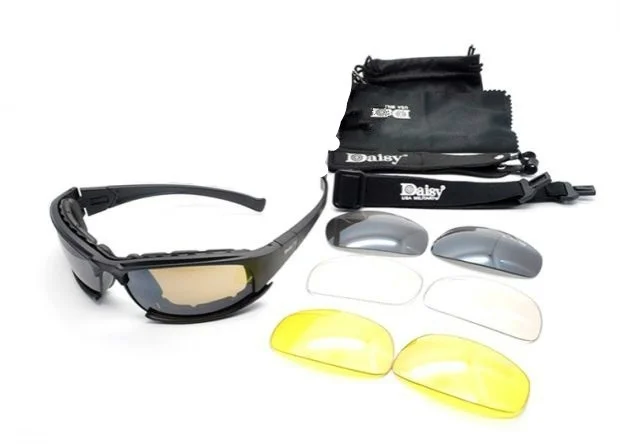DAISY X7 Goggles 4LS Men Military Polarized Sunglasses Bullet-proof Airsoft Shooting Gafas Smoke Lens Motorcycle Cycling | Спорт и