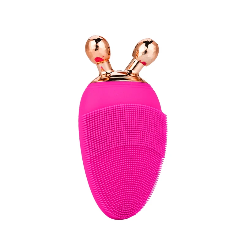 

Waterproof Electric Facial Cleansing Brush USB Rechargeable Face Cleaner Blackhead Remover Skin Roller Massager Face Washing