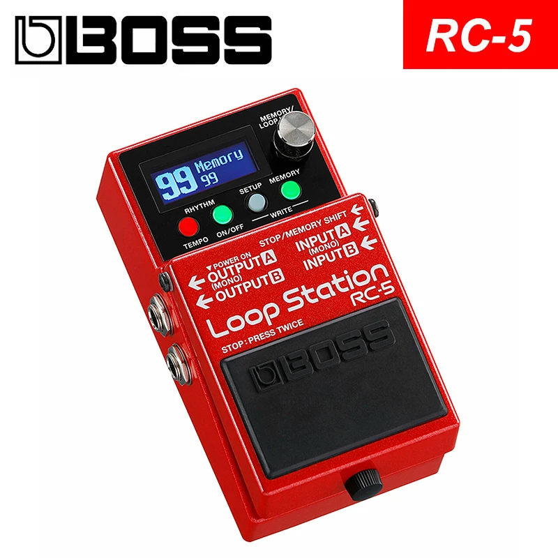 Boss RC-1 or RC-5 Loop Station Pedal for Guitar Bundle with Picks Polishing Cloth and Strings Winder | Спорт и развлечения