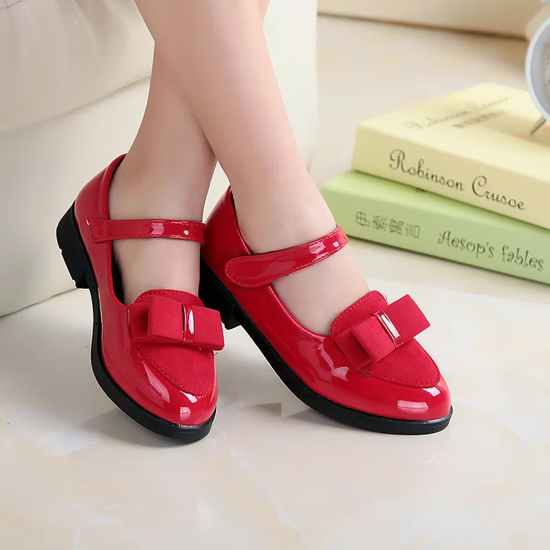 Новые детские платья принцессы Из искусственной кожи 3 вида цветов повседневное