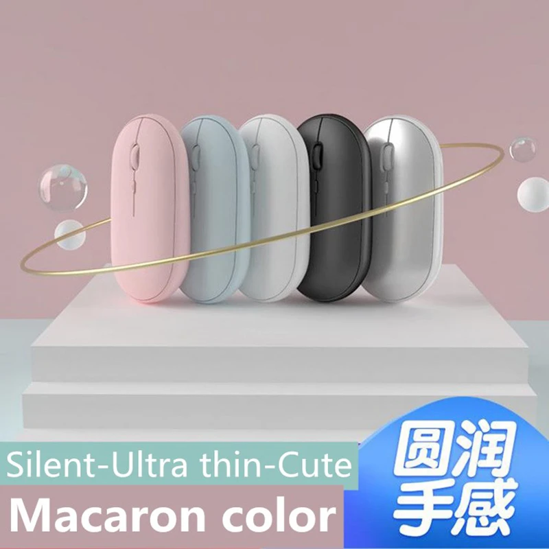 Мышь Macaron Беспроводная Бесшумная 1000 ГГц 2 4 dpi | Компьютеры и офис