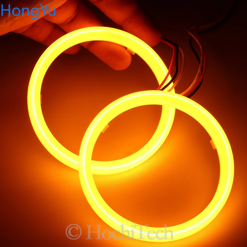 Хлопковая светодиодная кольцевая лампа с выключателем Angel Eye Halo DRL белого цвета