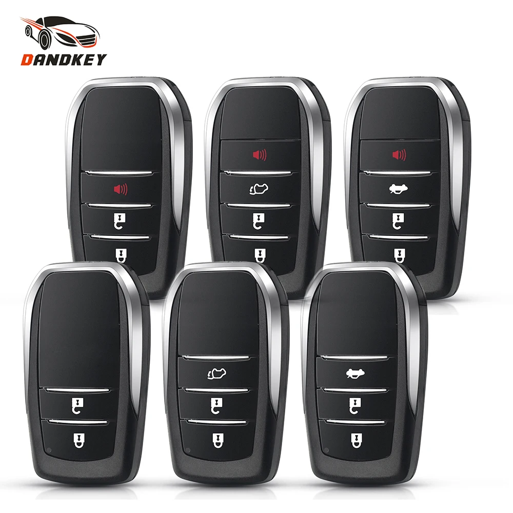 Корпус пульта дистанционного управления Dandkey 2/3/4 тонн для Toyota Chr C-hr Land Cruiser 200 Avensis