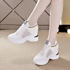Туфли женские, весна 2021 г., белые, на высоком каблуке