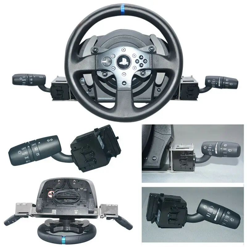 Lidar com para Thrustmaster T300rs Interruptor para Ets2 Volante Turn Signal Farol Limpador Combinação Ats Simulador Controlador Lidar com