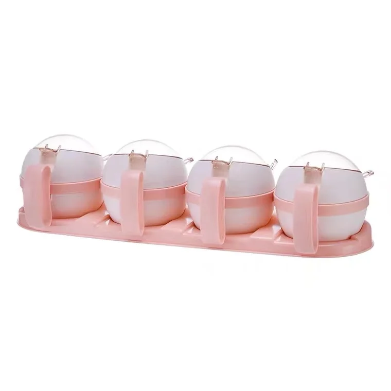 

Japanese Style 3/4pcs Spice Jar Set Salt Sugar Storage Container Pepper Seasoning Tank Condiment Cruet Home Kitchen Tools