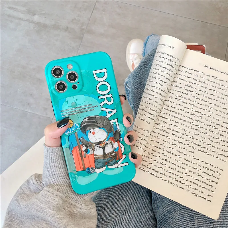 

Doraemon Cute Cartoon Creative Phone Case for iPhone 12mini/12promax/11pro/11/8P/X/XS/XR/se/xsmax/7/8/se/Couple phone cover