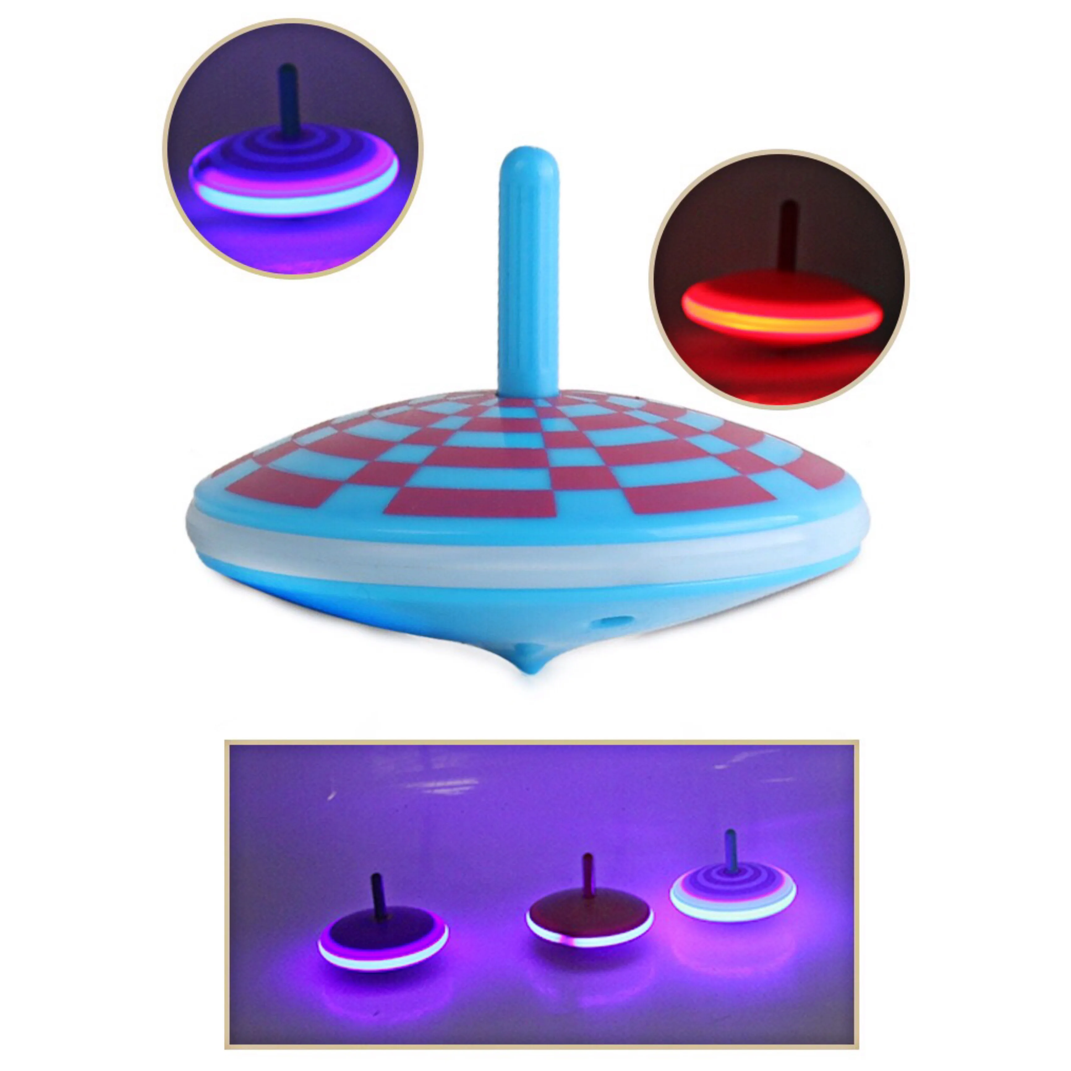 Мигающий гироскоп вращающийся верх для детей рукой игрушки с крутым цветным