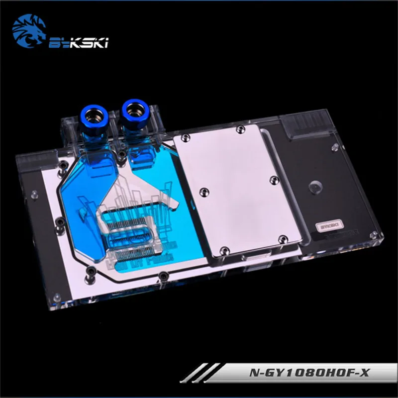 Водяной блок Bykski с полным покрытием графического процессора для видеокарты GALAX