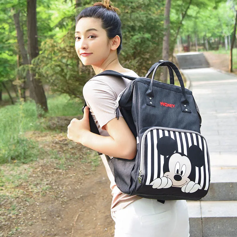 Disney USB сумка для пеленок детские сумки ухода бутылочка подогреватель рюкзак мам