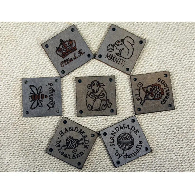 45 шт. персонализированные этикетки для шитья одежды ручной работы брендовые