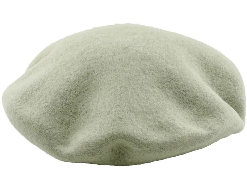 JOYHY Womens 100% Wool Japanese Style Artist Beret Hat 2021 Teens Girls Solid Color Winter Warm Boina Feminina Baret Flat Hat