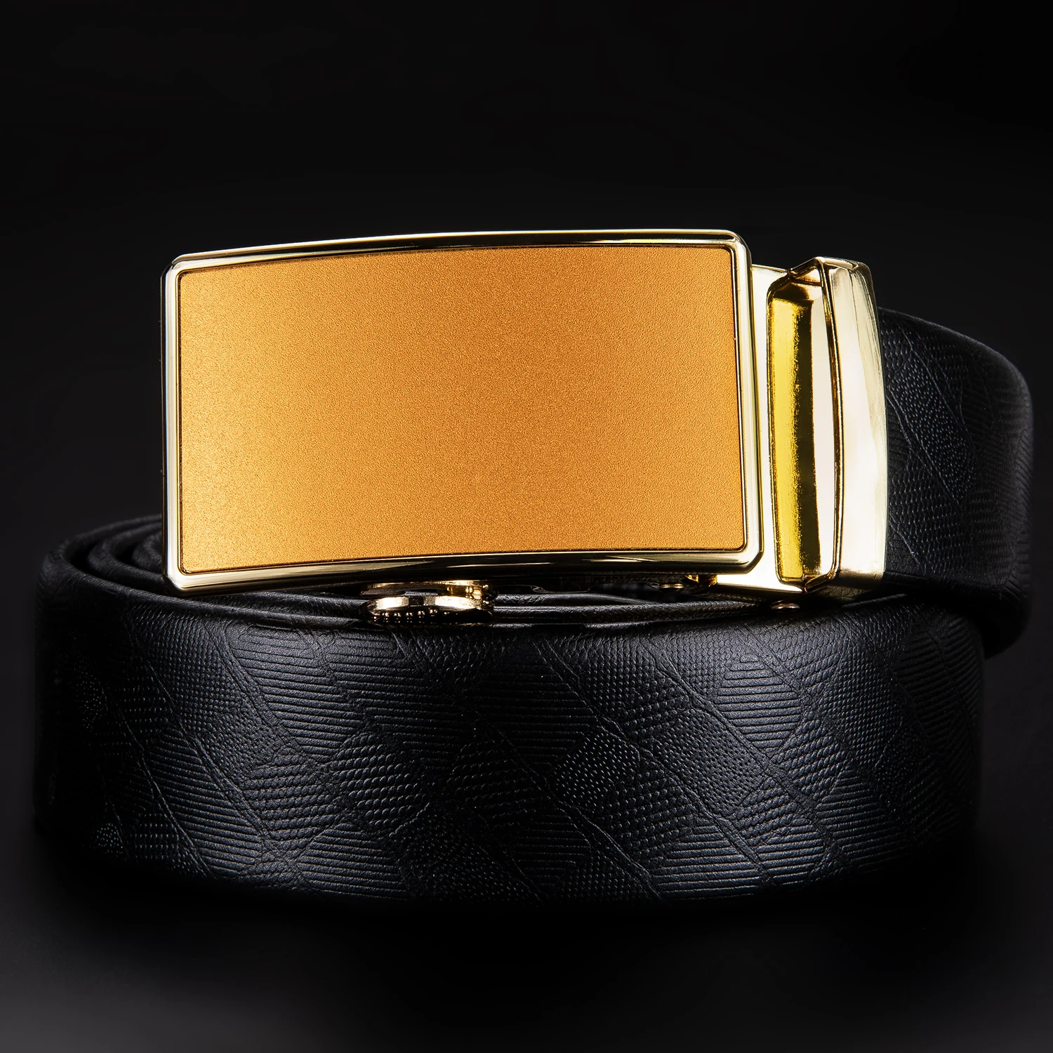Hi-Tie New Fashon Men's Automatic Belt Buckles for Yellow Gold Luxury Genuine Leather Buckle Head without belt 3.5cm |
