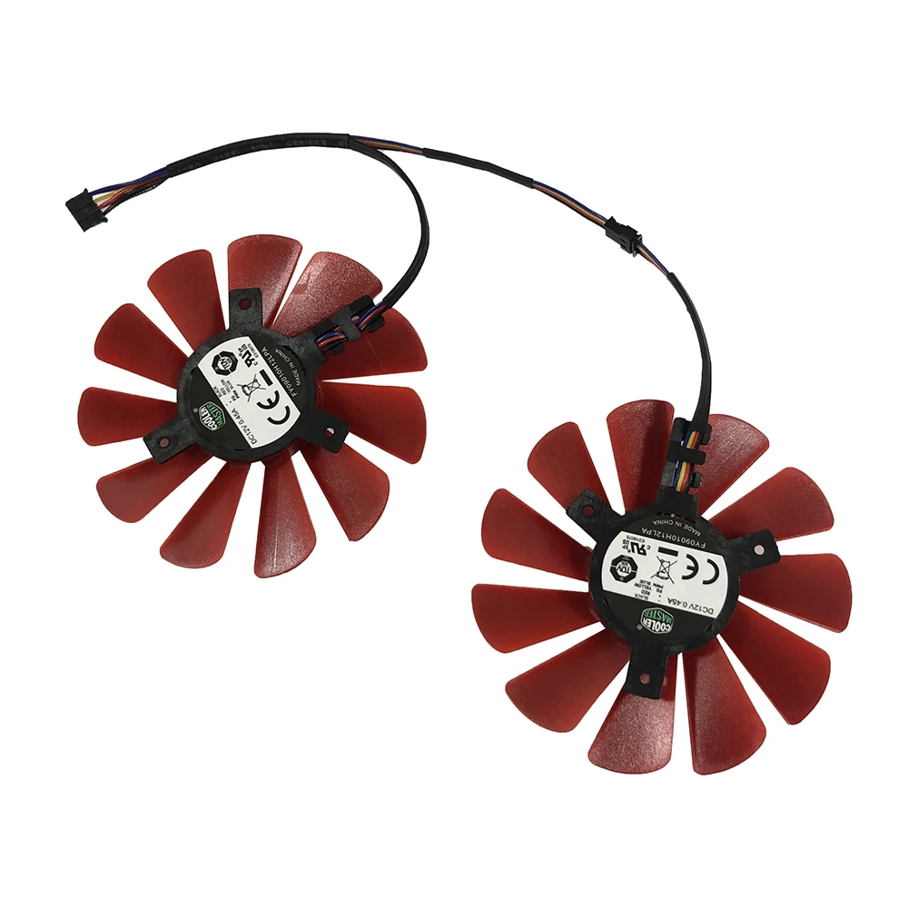 RX 570 GPU VGA кулер видеокарта вентилятор для Radeon его XFX RX570 rx rs 4gb Графика карту так же
