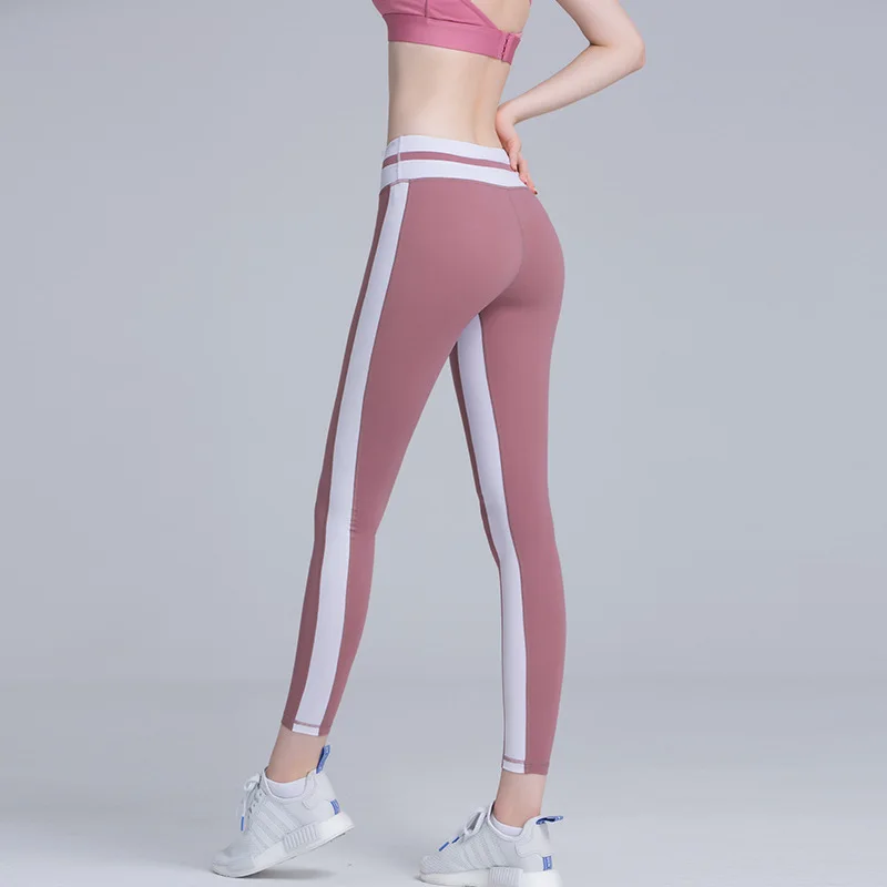 Сексуальные штаны для йоги женские спортивные Леггинсы фитнеса и спортзала