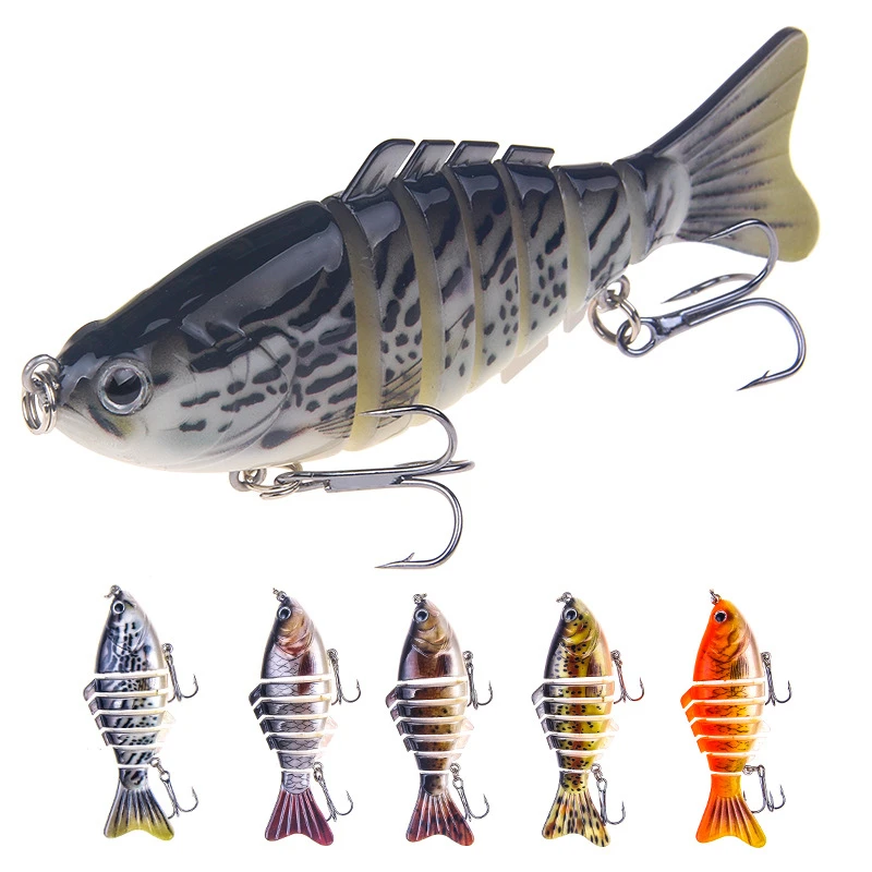 

Sinking Wobblers Fishing Lures 16g/10cm 7 Multi Jointed Swimbait Hard Artificial Bait Pike/Bass Fishing Lure Crankbait