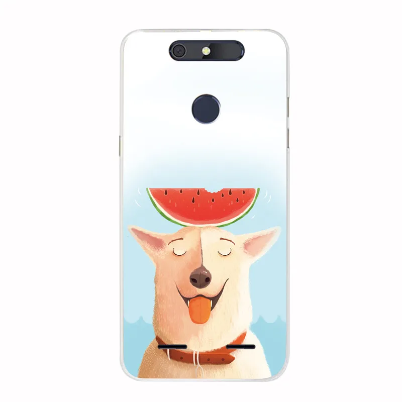 Чехлы из ТПУ для ZTE Blade V8 мини-Чехол силиконовый чехол с рисунком кота бампер мини 5