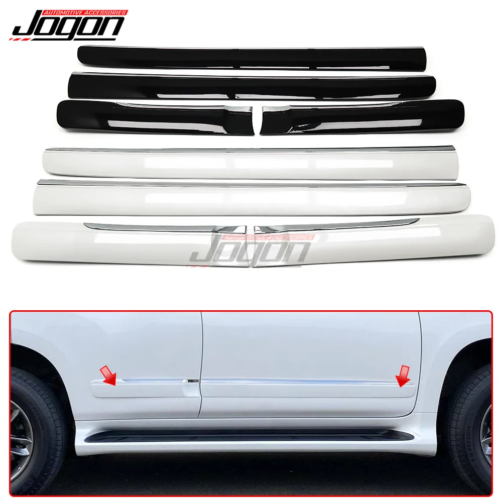 

For Lexus GX460 2010 2011 2012 2013 2014 2015 2016-2020 Exterior Side Door Body Protector Molding Cover Trim Car Accessories