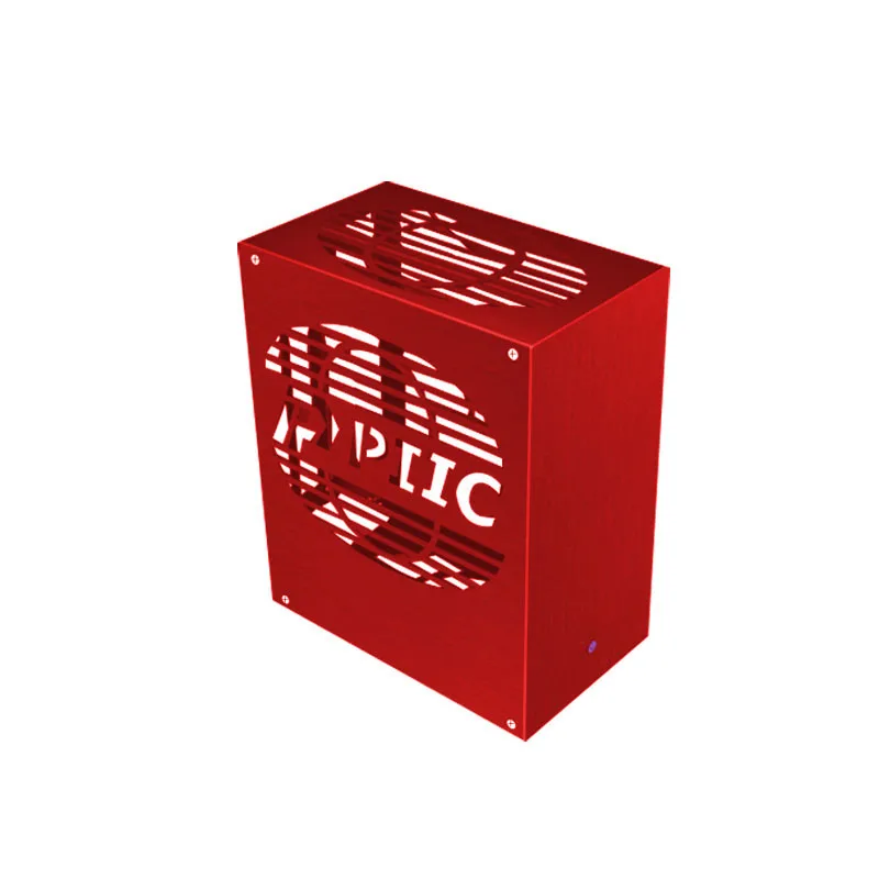 Чехол для ПК ITX полностью алюминиевый мини-безопасный корпус с поддержкой 1U FLEX PSU