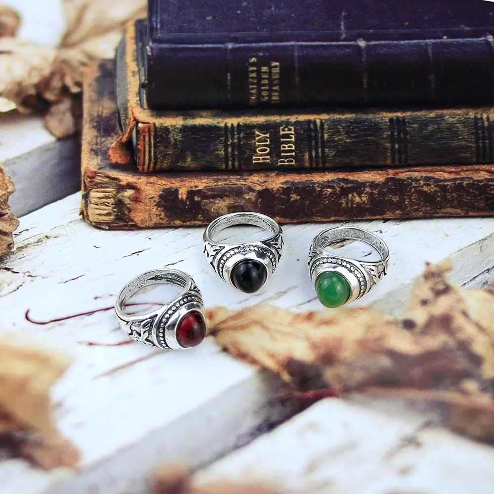 Женское Винтажное кольцо SUNSPICE красное из натурального камня в богемном стиле с