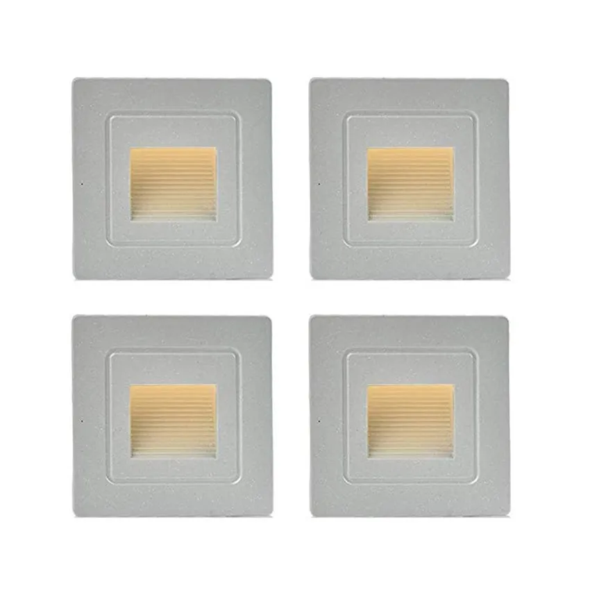 Водонепроницаемый ниспадающий ножной светильник светодиодный ступенчатый 1 Вт 85