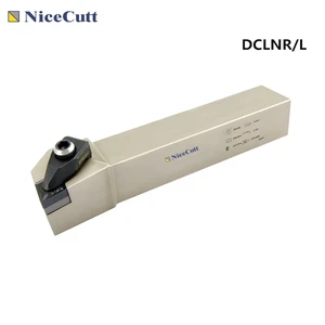 Токарные инструменты Nicecutt DCLNR1616H12 DCLNR2020K12 DCLNR2525M12, внешний держатель инструмента для CNMG1204, токарные вставки