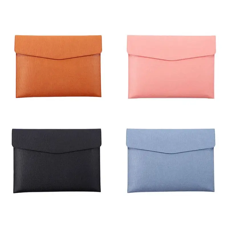 

Waterproof Leather A4 Business Briefcase File Folder Document Paper Organizer