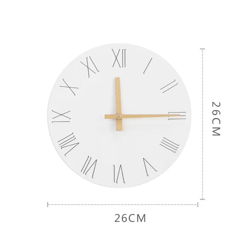 Простые креативные настольные часы для офиса настенные двойного назначения