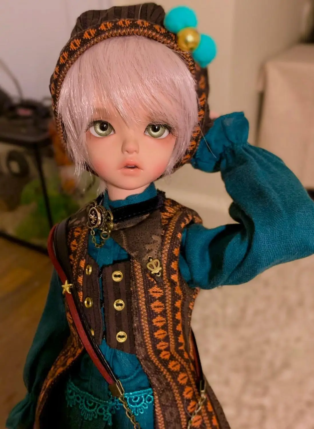 Шарнирная милая кукла для мальчиков и девочек размер 1/4 подарок на день рождения