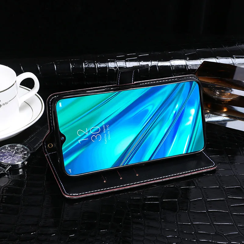 Стильный кожаный чехол с узором крокодиловая кожа для Oppo Realme 5 Pro 5Pro роскошный