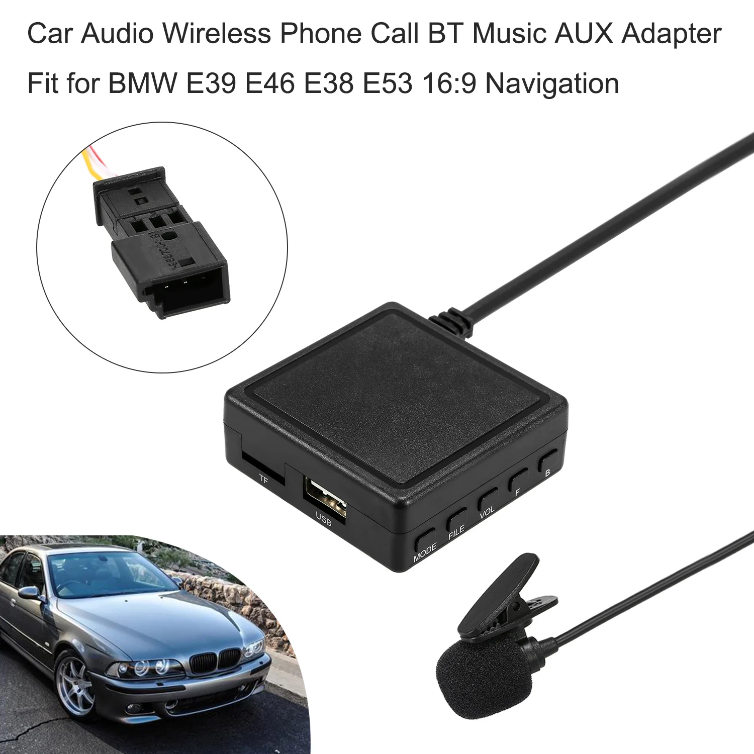 Для BMW E39 E46 E38 E53 автомобильный аудио беспроводной телефон/планшет BlueTooth