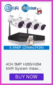 4CH/8CH CCTV P2P 1080P Wifi NVR система 36 IR Водонепроницаемая наружная пуля 1080P видео IP Беспроводная камера система безопасности жесткий диск