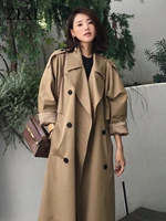 ziai 2021 hotsale spring autumn womens trench coat lapel female windbreaker long sleeve lady trend casual jacket zs 7246