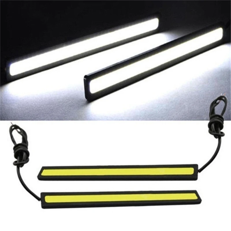 

2Pcs 17CM Universal COB LED Strip Car Running Fog Lamp Driving Strip Light Flexible Led Strip/waterproof 10-16V