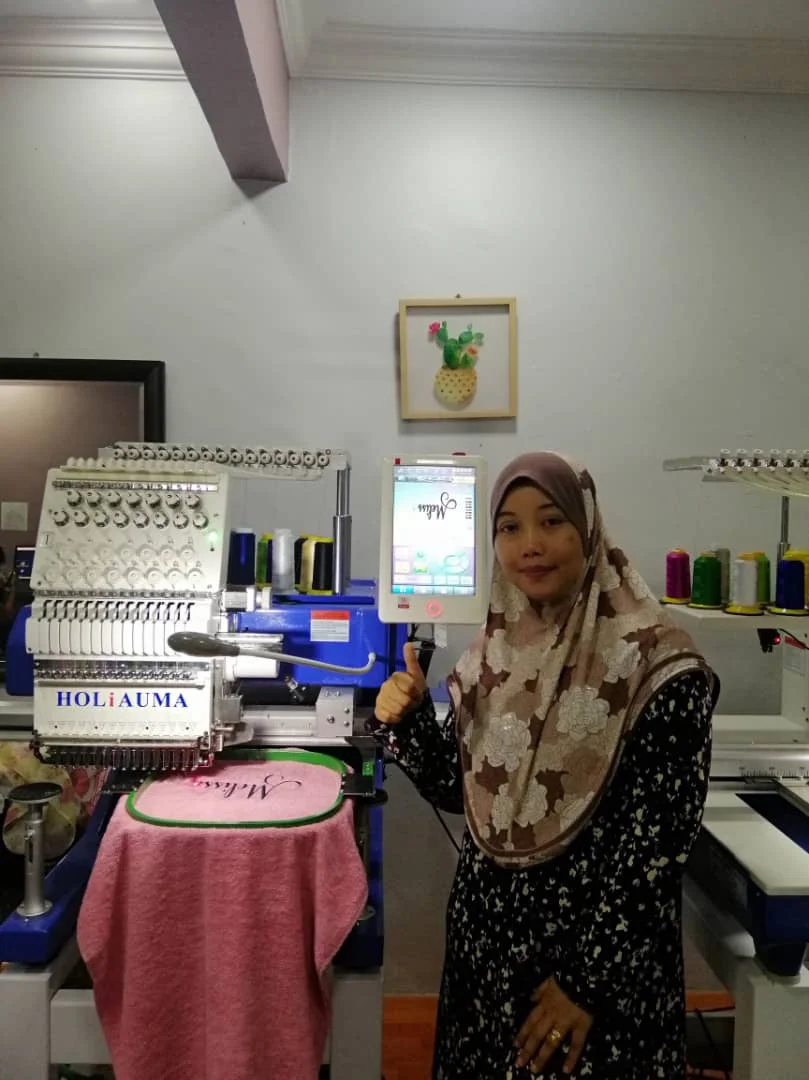 Вышивальная Машина HOLiAUMA 15 игл высокая скорость дешевая лучшая