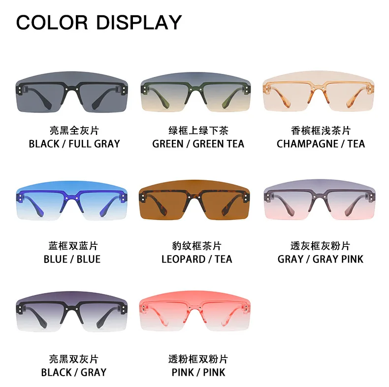 

Gradient Lens Sunglasses Women's Oversized Goggles Sunglasses 2021 Outdoor Driving Windproof Men's Driving Brand Glasses UV400