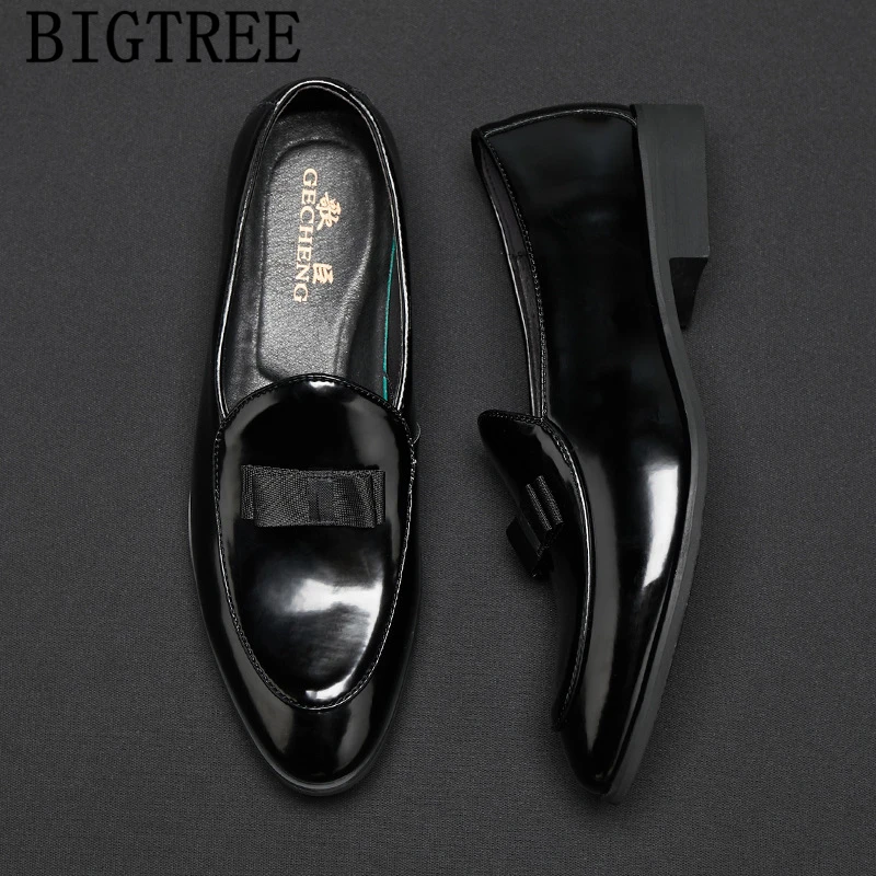 

Туфли мужские классические, итальянский стиль, лоферы, без застежки, парадные, классические, для вечеринок, свадьбы, 2022